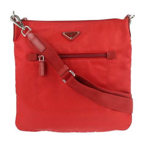 Prada Prada shoulder bag BT0715 nylon ROSSO 